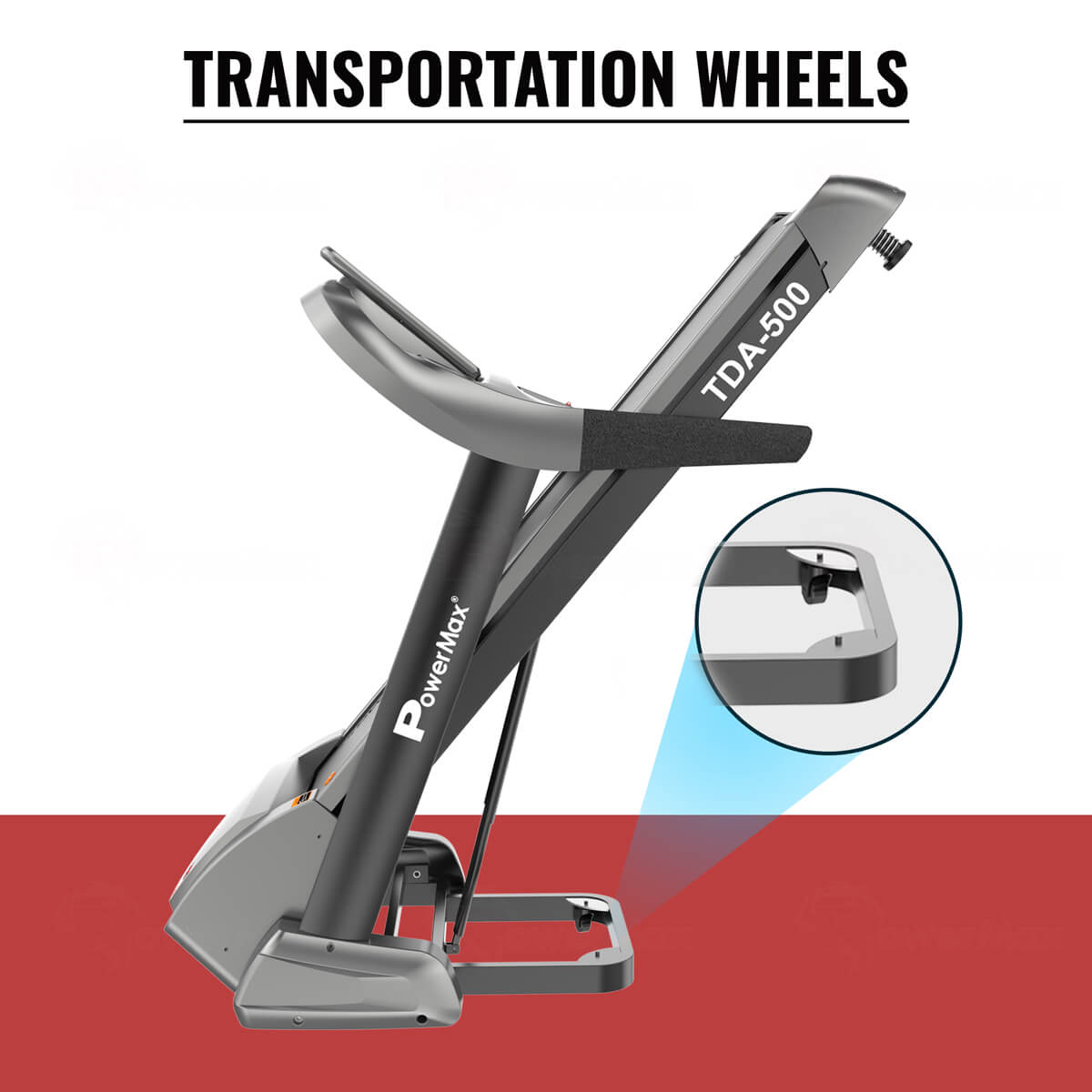 TDA-500® Semi Auto lubrication Treadmill with 3D Smart Touch keys