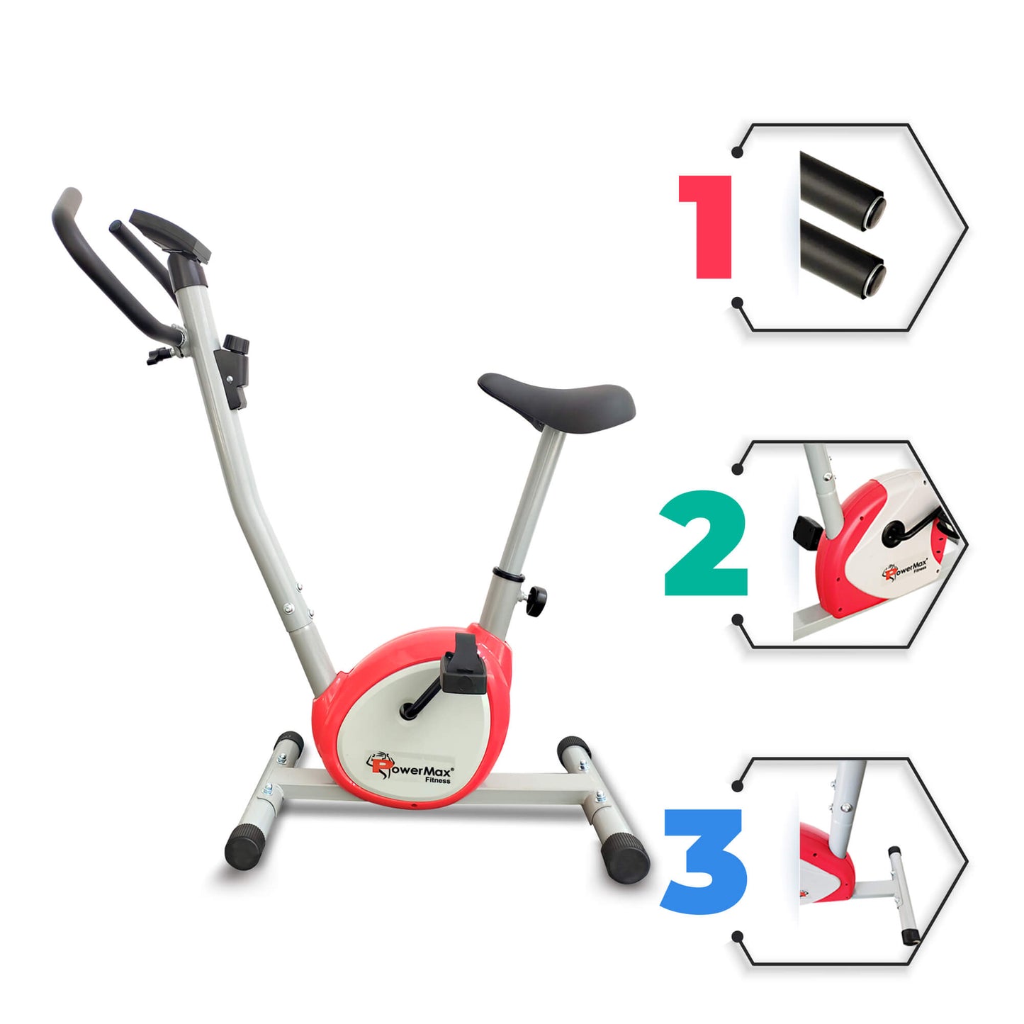 BU-200-AL156 Magnetic Upright Bike for Home Use