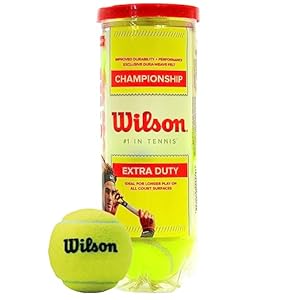 WILSON CHAMPIONSHIP TENNIS BALL (PACK OF 3)