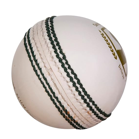 SG CLUB WHITE CRICKET LEATHER BALL (PACK OF 3)