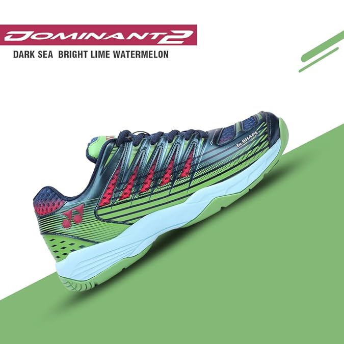YONEX DOMINANT 2 JR DARK SEA/BRIGHT LIME WATERMELON BADMINTON SHOES