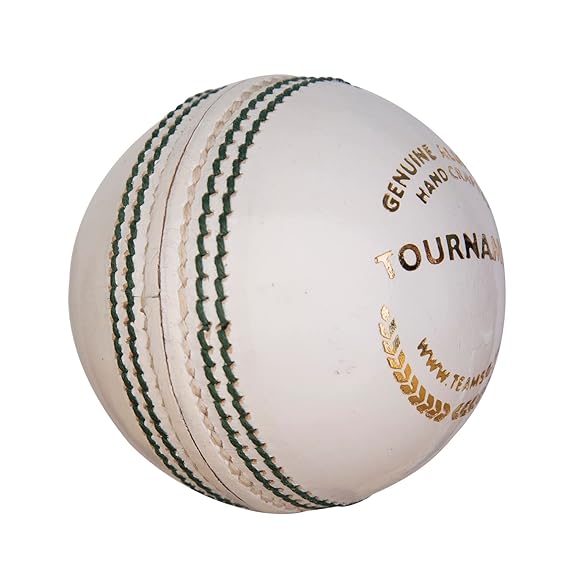 SG TOURNAMENT WHITE CRICKET LEATHER BALL (PACK OF 3)