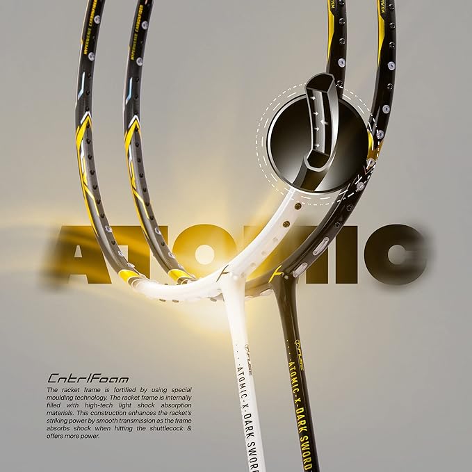 HUNDRED Atomic Dark Sword Badminton Racquet