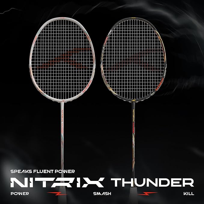 HUNDRED Nitrix Thunder Badminton Racquet
