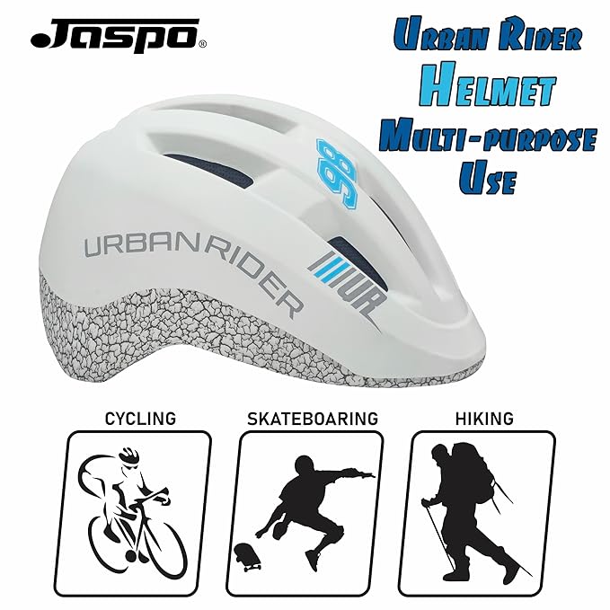 Jaspo Urban Rider Helmet for Skateboarding, Skating, Cycling