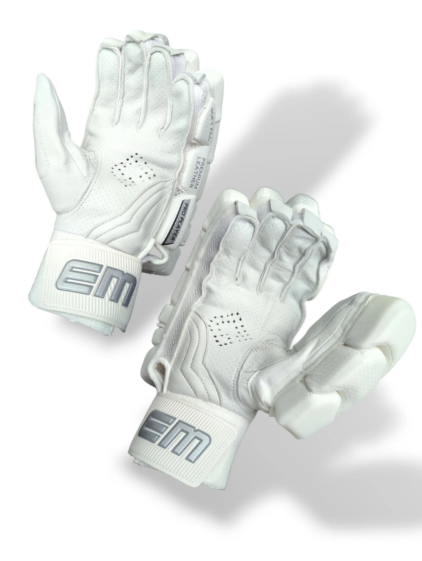 EM Pro Player Batting Gloves (White) β Youth RH πͺ