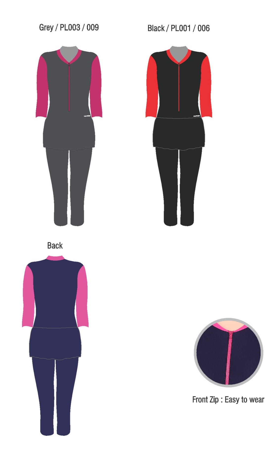 LACTRA BODYSUIT KNEE OR SLIVE D.NO 289