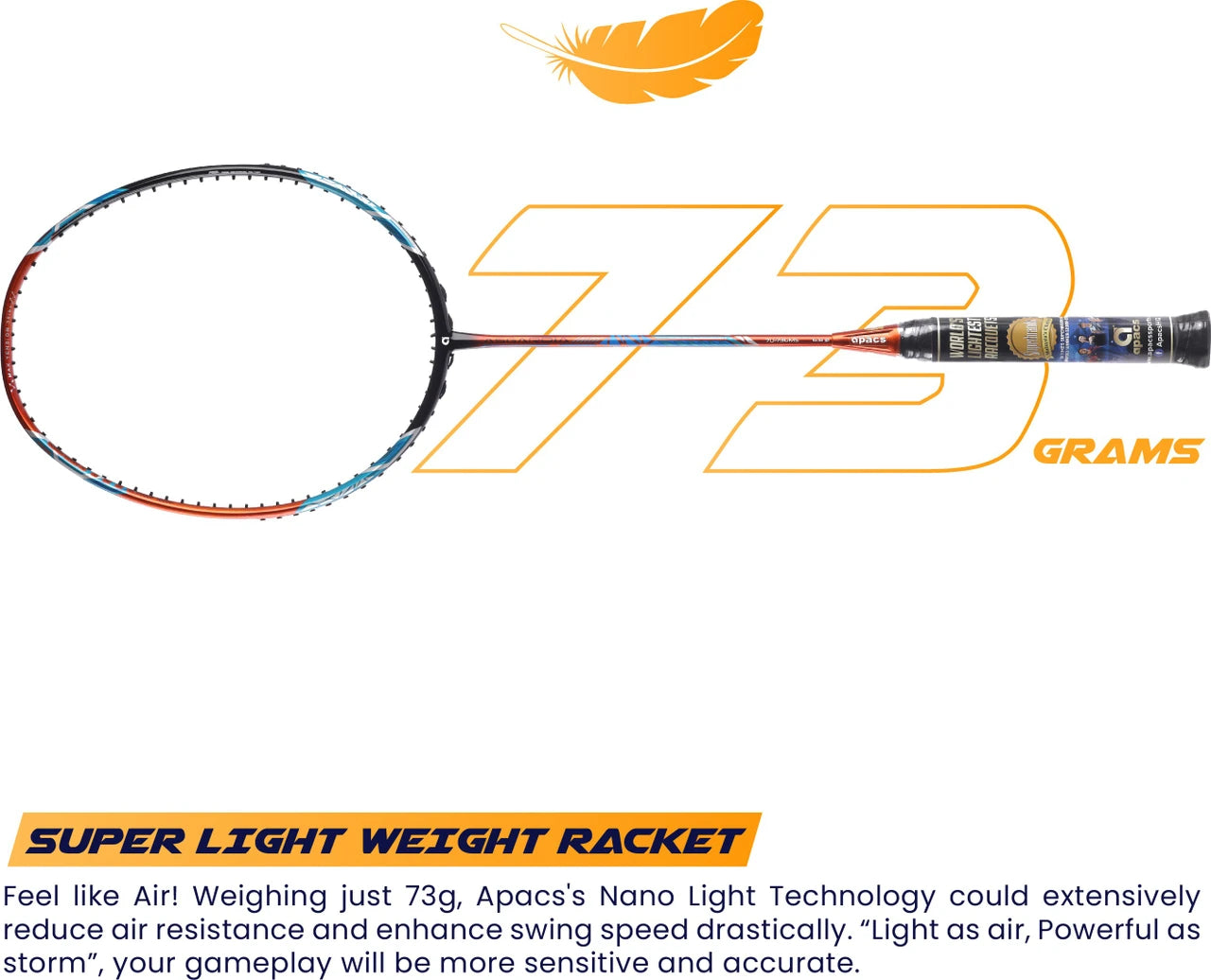 APACS Asgardia Control badmintion racquet