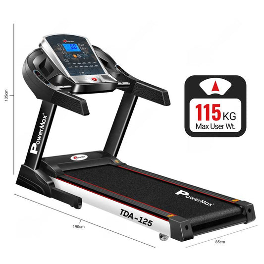 TDA-125® Motorised Treadmill with Auto Lubrication