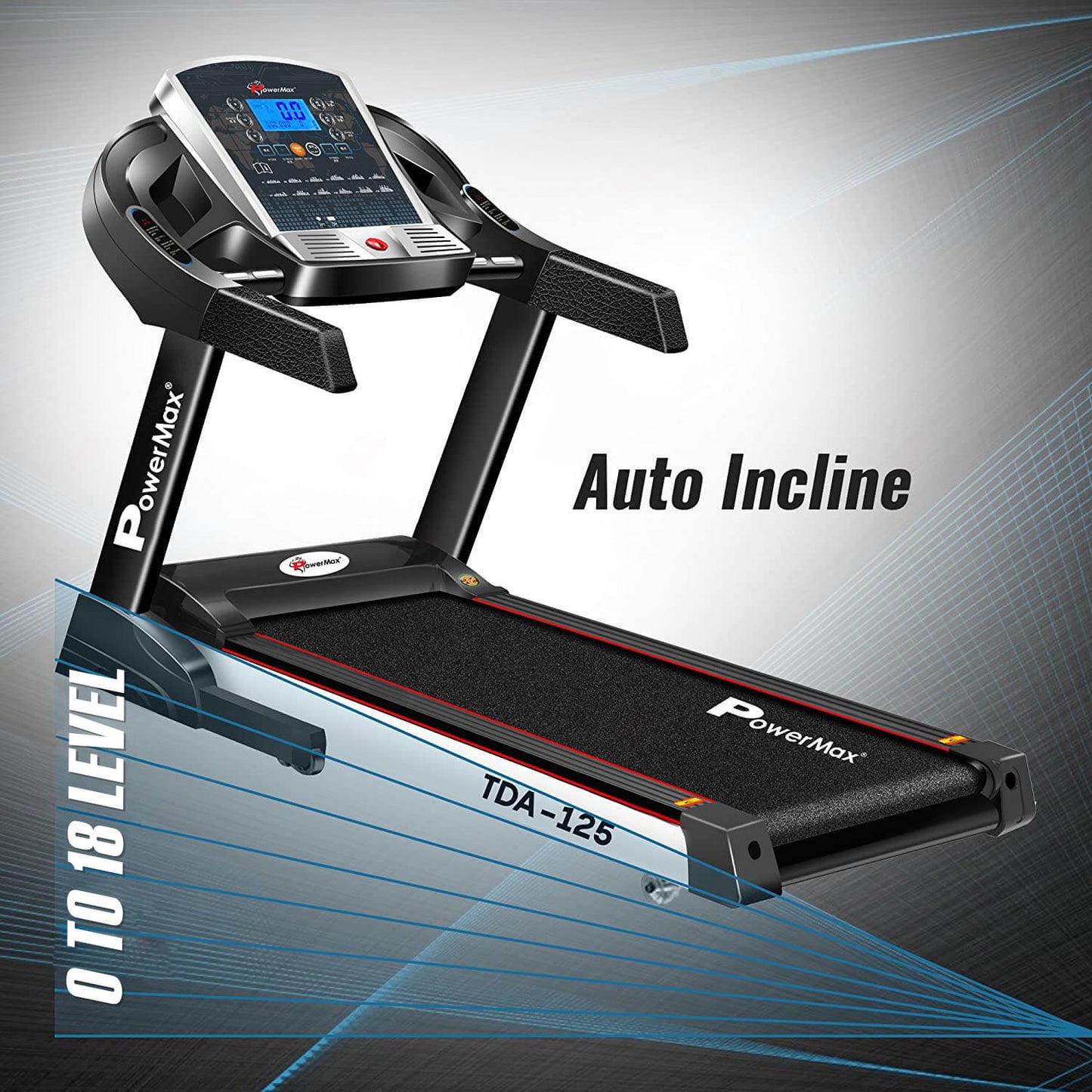 TDA-125® Motorised Treadmill with Auto Lubrication