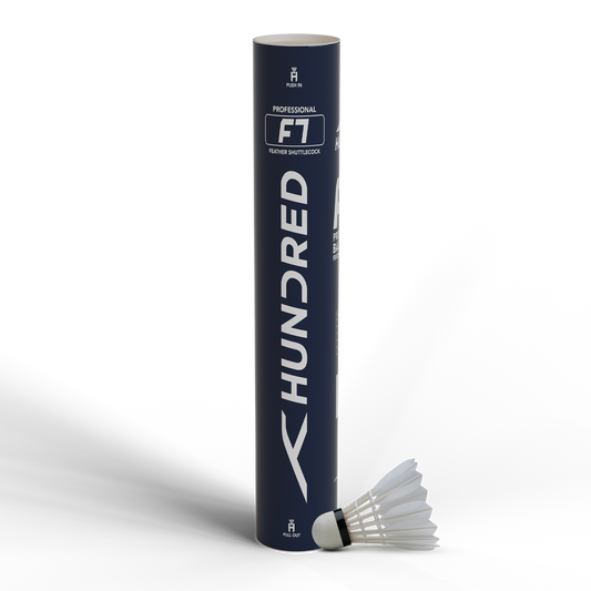 HUNDRED F7 FEATHER SHUTTLECOCKS