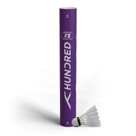 HUNDRED F9 FEATHER SHUTTLECOCKS (15Pcs)