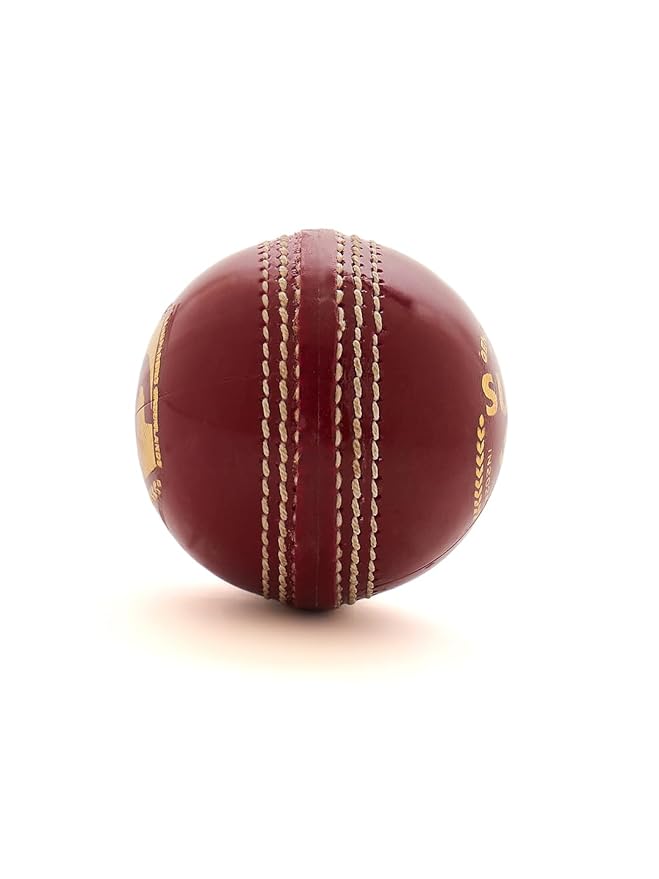 SG Super 50 Red Leather Cricket Ball full packet