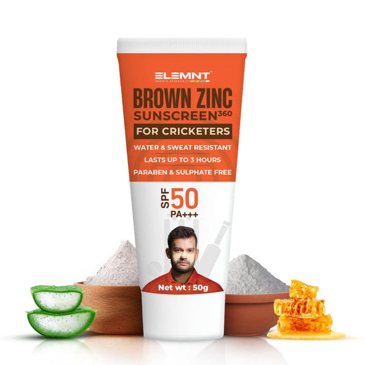 ELEMENT BROWN ZINC SUNSCREEN 360 FOR CRICKETERS