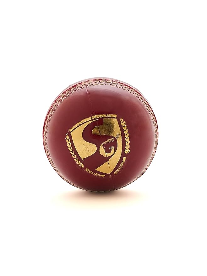 SG Super 50 Red Leather Cricket Ball full packet
