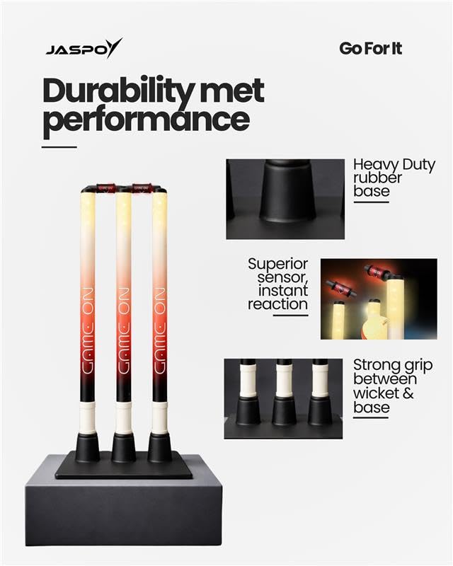 Jaspo LED Game-On 30 inches Wicket Set