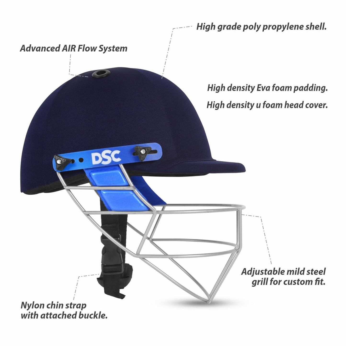 DSC Spliit with Helmet Junior Kashmir Willow Kit
