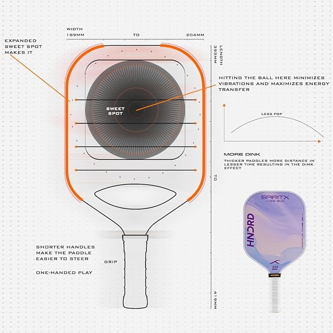 Hundred Spirit X Flow Pickleball Paddle