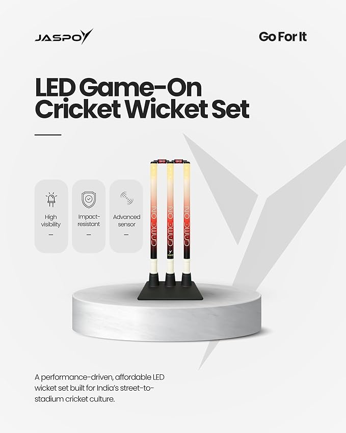 Jaspo LED Game-On 30 inches Wicket Set
