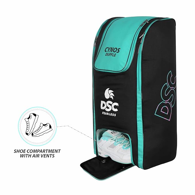 DSC Cynos Duffle Cricket Kit Bag with Wheels