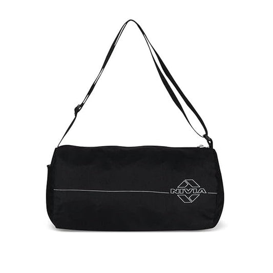 NIVIA Basic Sports Duffel Bag (11L)  Item Code: BG-6853BKGR Colour: Black/Grey
