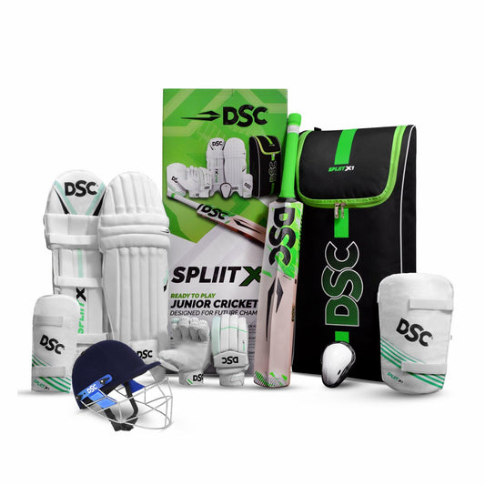 DSC Spliit with Helmet Junior Kashmir Willow Kit
