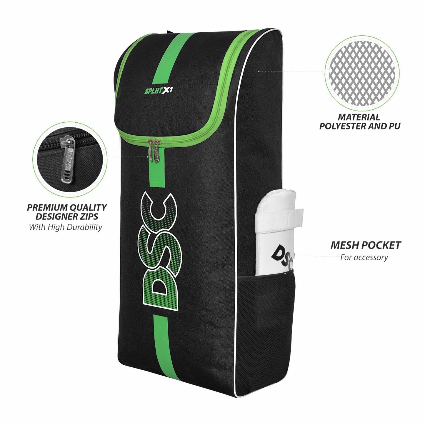 DSC Spliit with Helmet Junior Kashmir Willow Kit