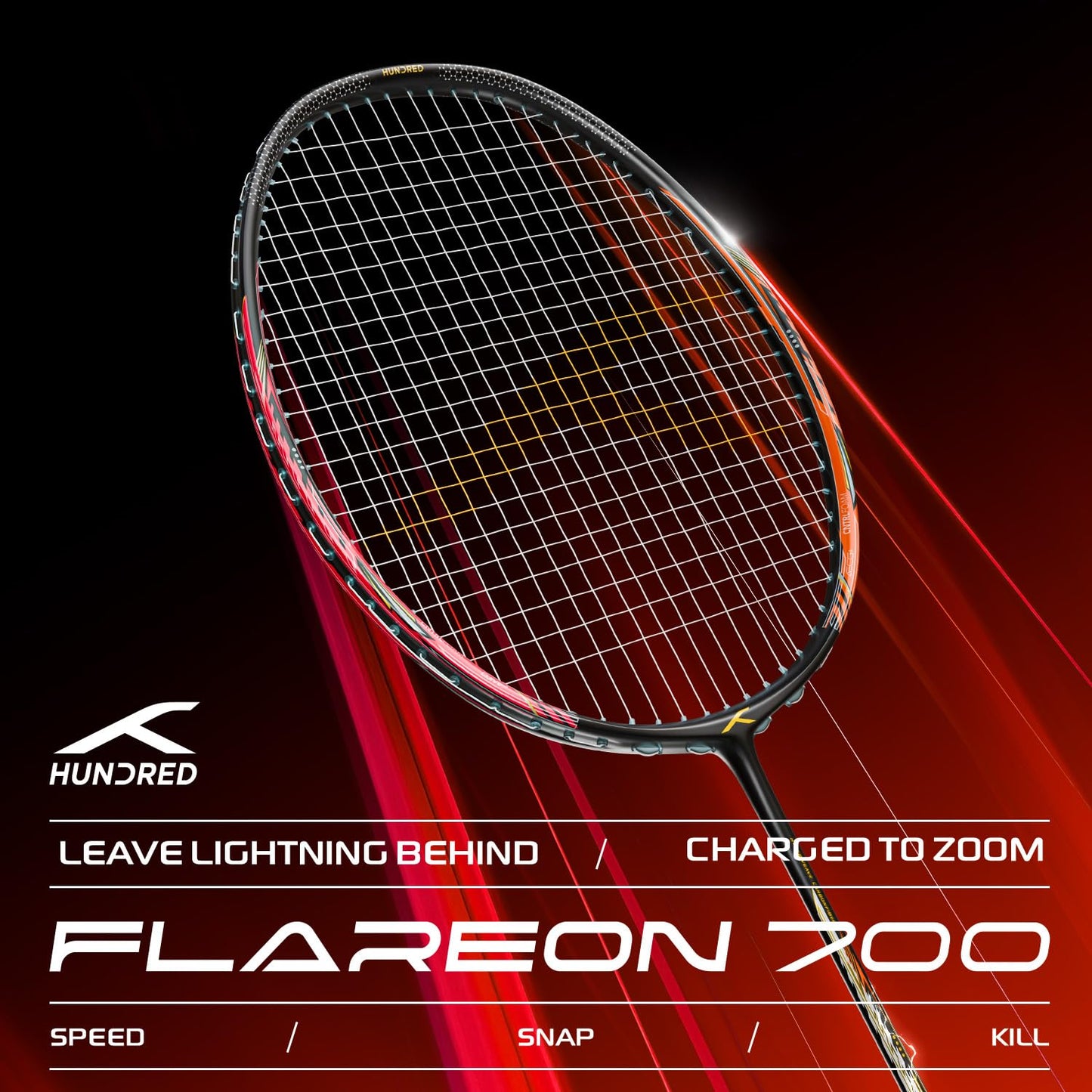 HUNDRED Flareon 700 Badminton Racquet