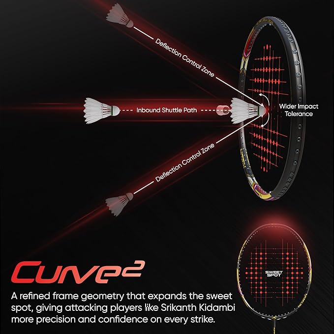 HUNDRED Nitrix Pro Badminton Racquet