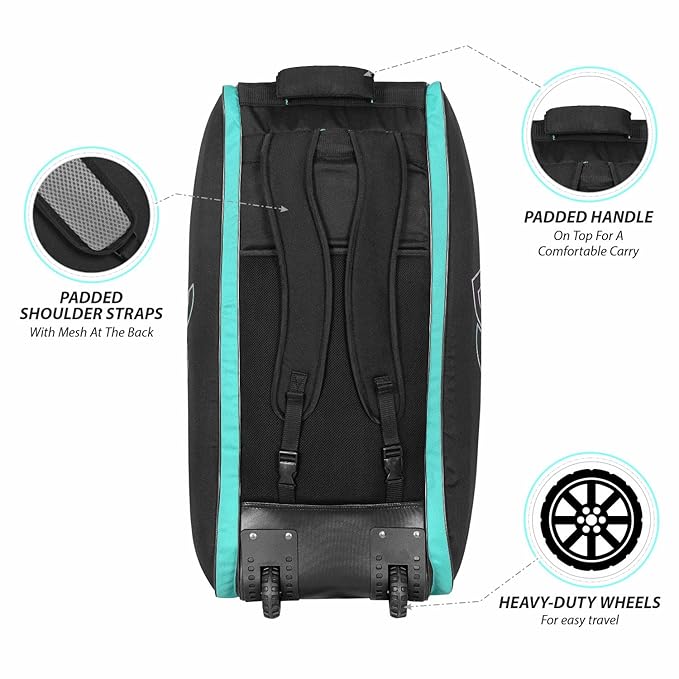 DSC Cynos Duffle Cricket Kit Bag with Wheels