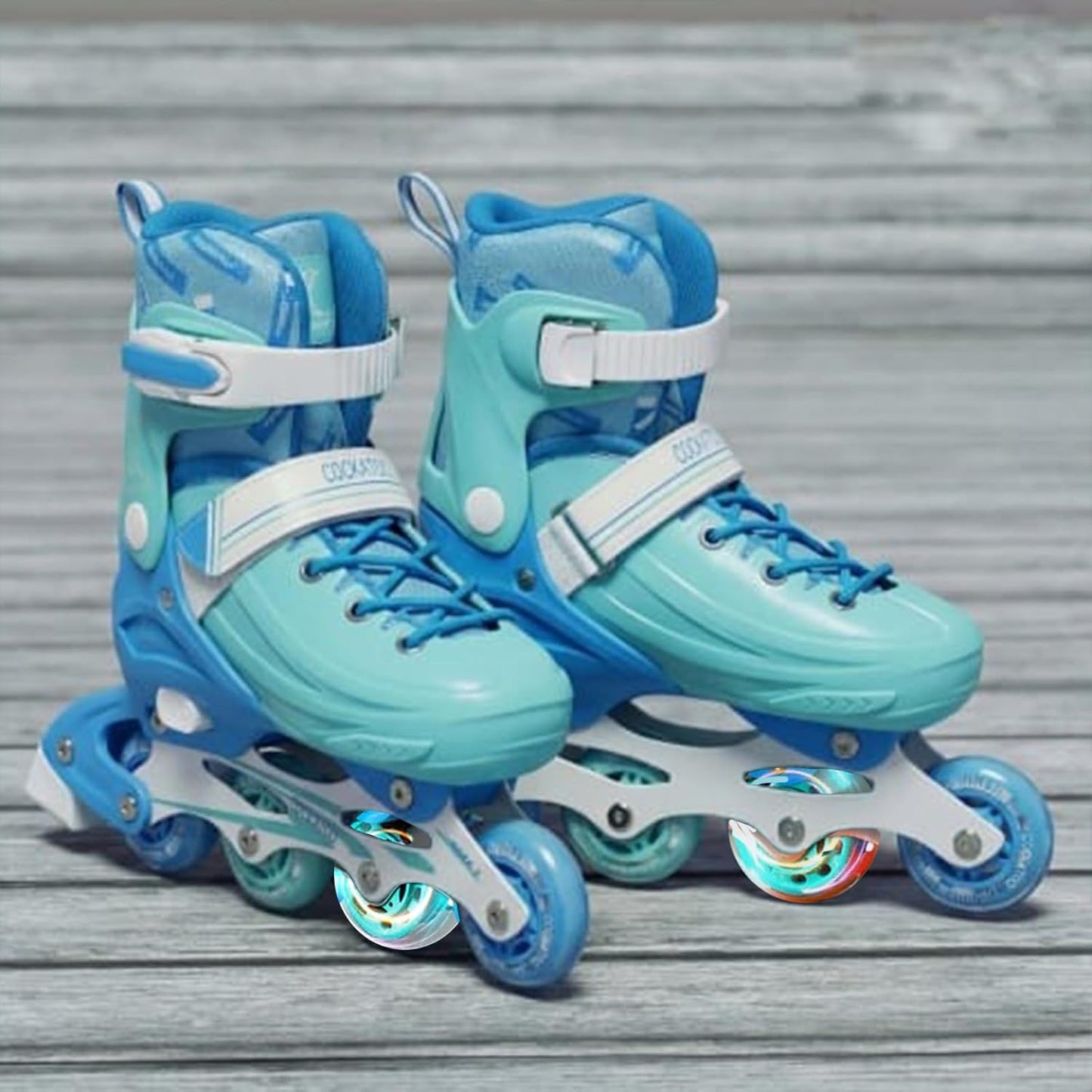 Cockatoo ShadowLine Adjustable Wheel Inline Skates ABEC-7