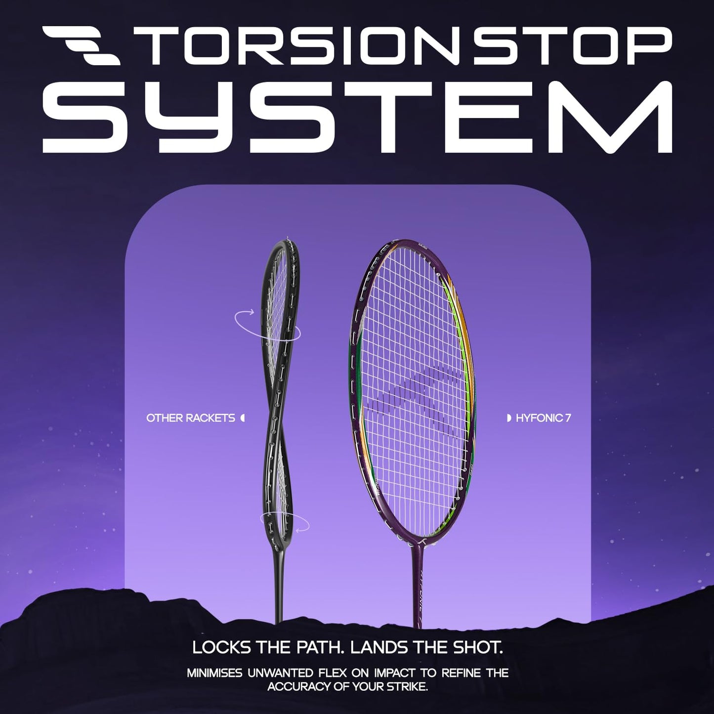 HUNDRED Hy-Fonic 7 Badminton Racquet