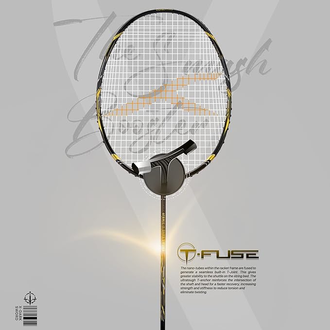HUNDRED Atomic Dark Sword Badminton Racquet