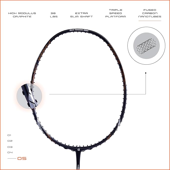 APACS Finapi 232 Xtra Power Badminton Racquet