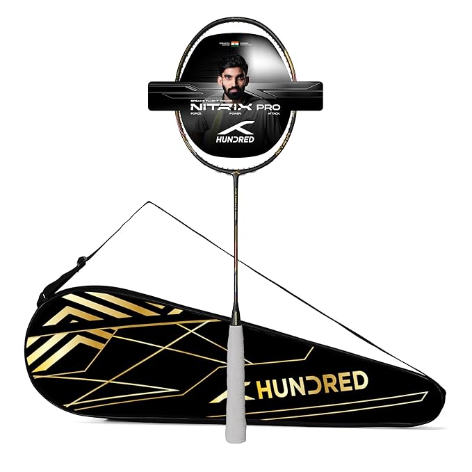 HUNDRED Nitrix Pro Badminton Racquet