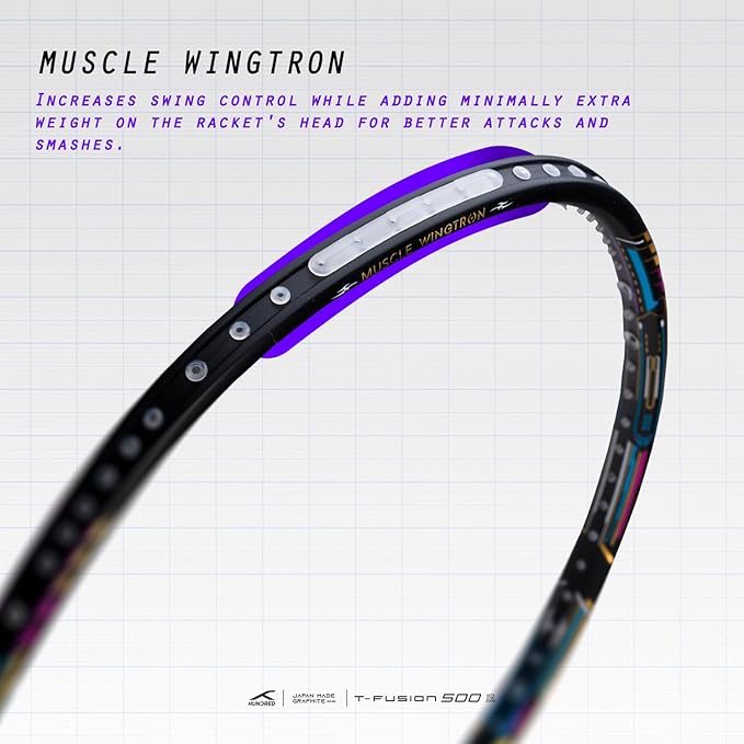 HUNDRED T-Fusion 500 Attack Badminton Racquet