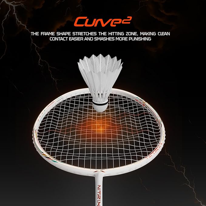HUNDRED Nitrix Thunder Badminton Racquet