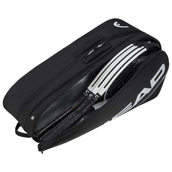 HEAD Tour Racquet Bag L (Black/White)