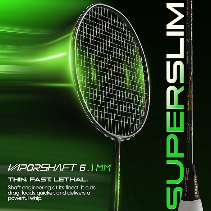HUNDRED Nitrix 70 Venom Badminton Racquet