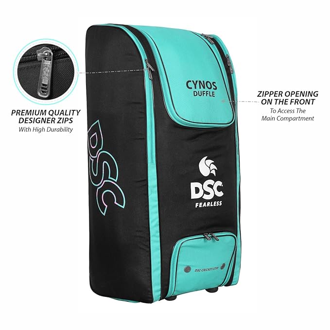DSC Cynos Duffle Cricket Kit Bag with Wheels