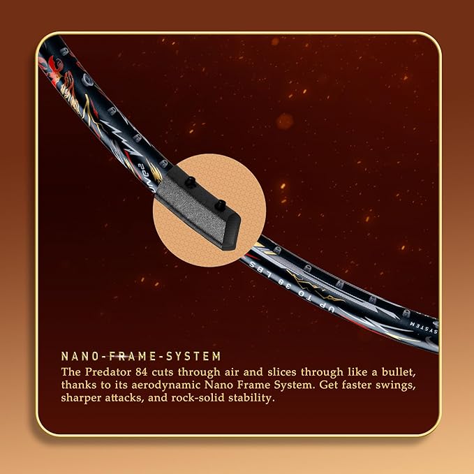 HUNDRED Predator 82 Extreme Badminton Racquet