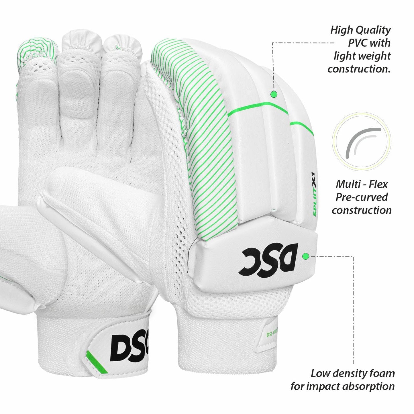 DSC Spliit with Helmet Junior Kashmir Willow Kit