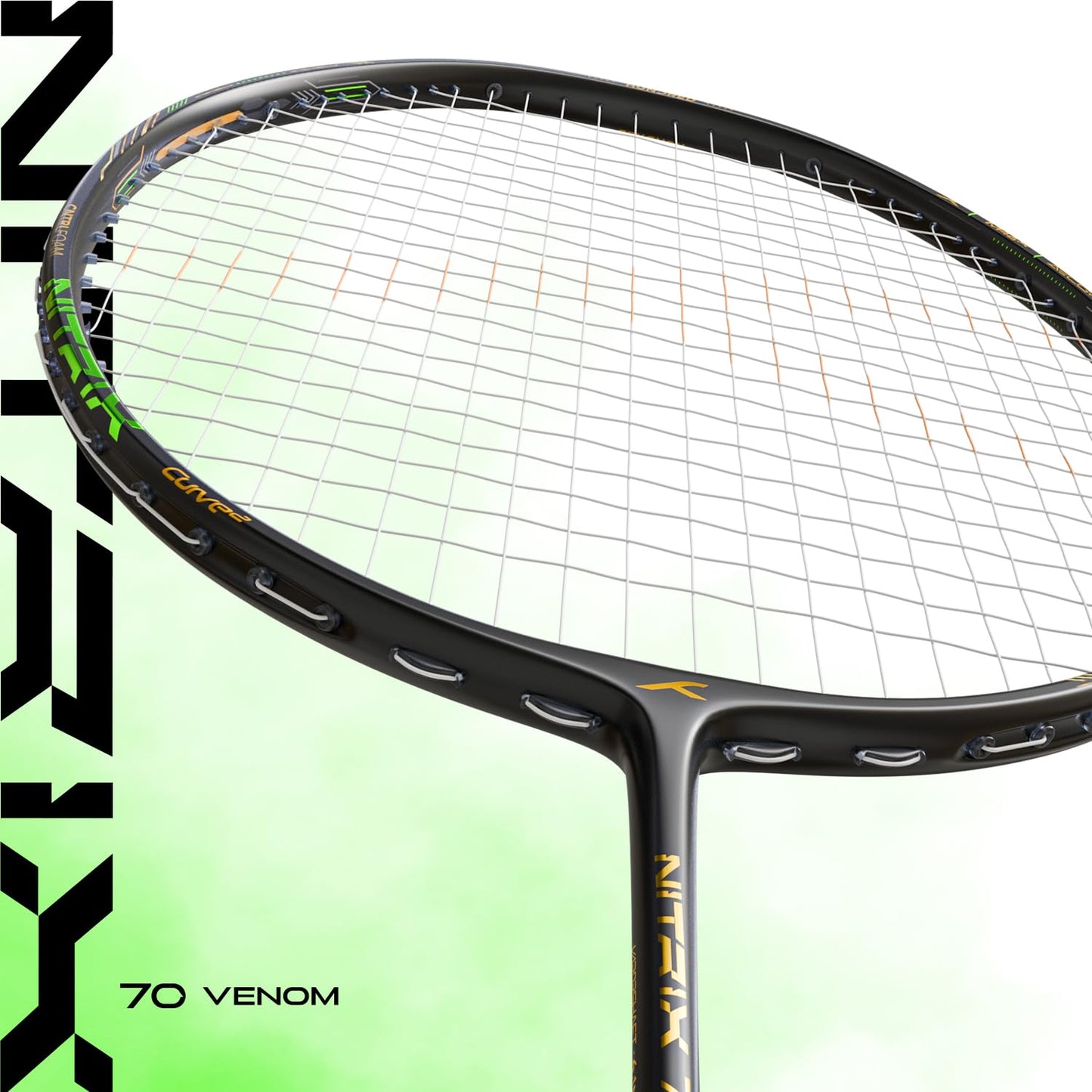 HUNDRED Nitrix 70 Venom Badminton Racquet