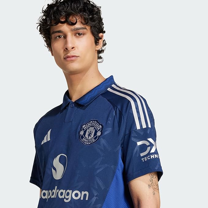 Adidas MUFC Away Jersey – Blue (Men’s Football/Soccer)