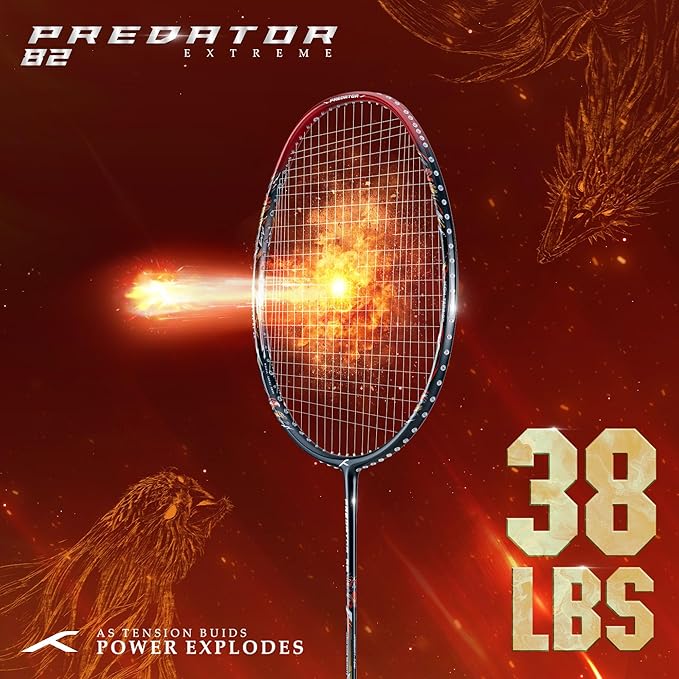 HUNDRED Predator 82 Extreme Badminton Racquet