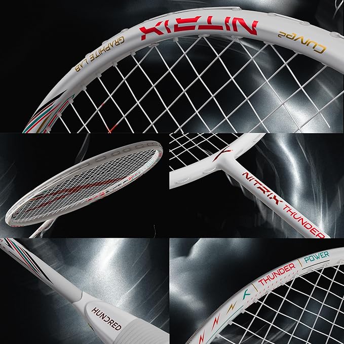 HUNDRED Nitrix Thunder Badminton Racquet
