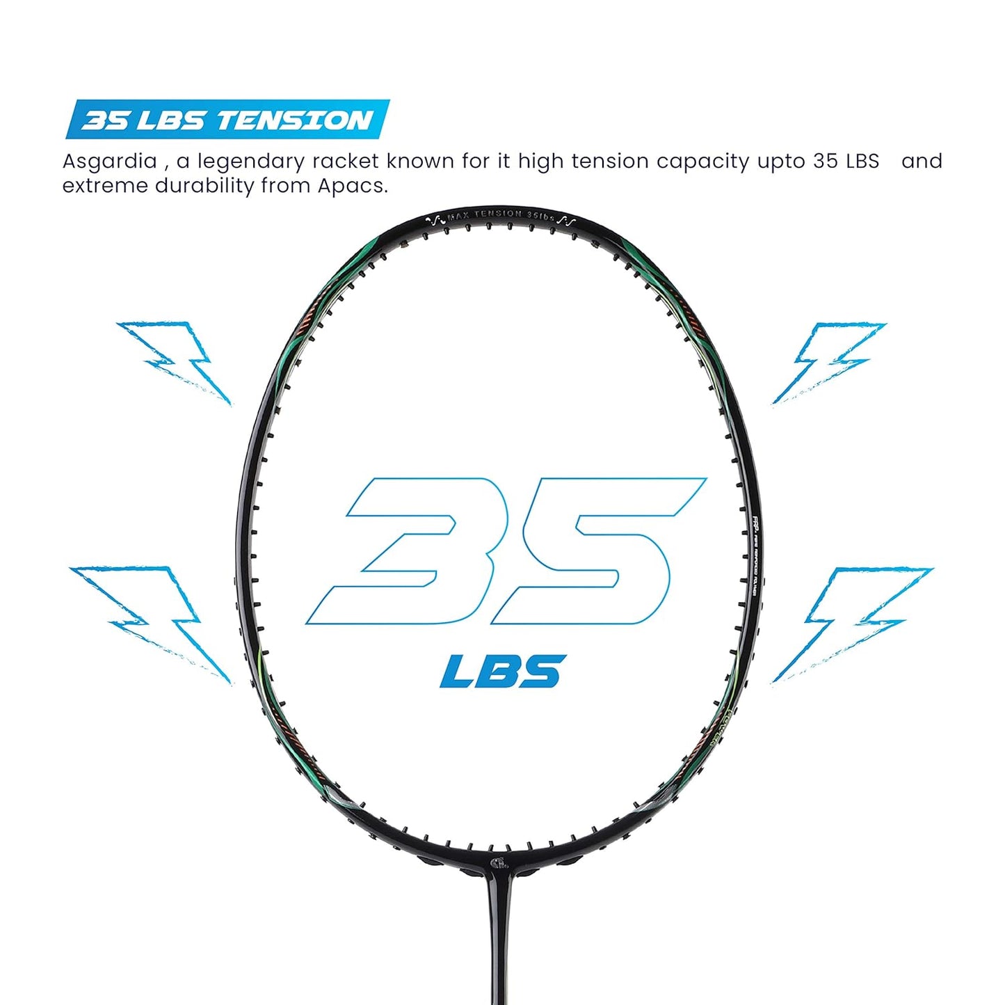 APACS Asgardia Lite Badminton Racquet