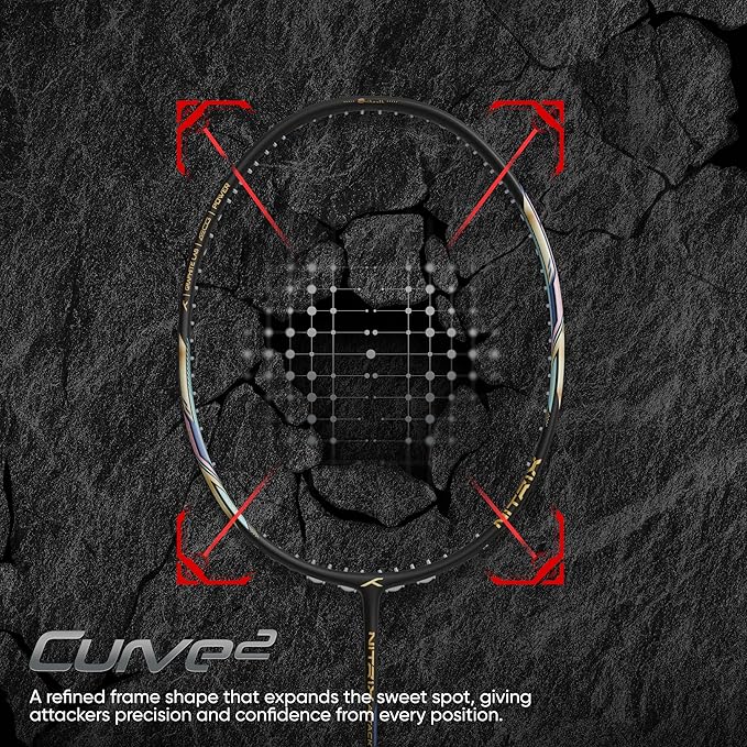 HUNDRED Nitrix Attack Badminton Racquet