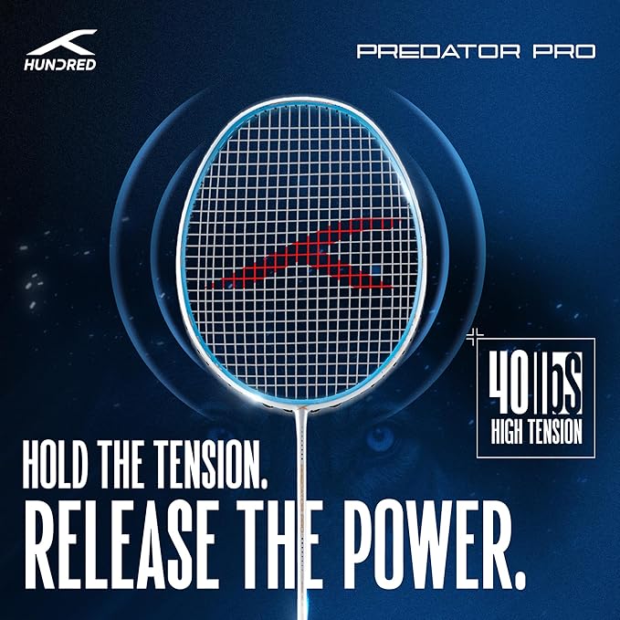 HUNDRED Predator Pro Badminton Racquet