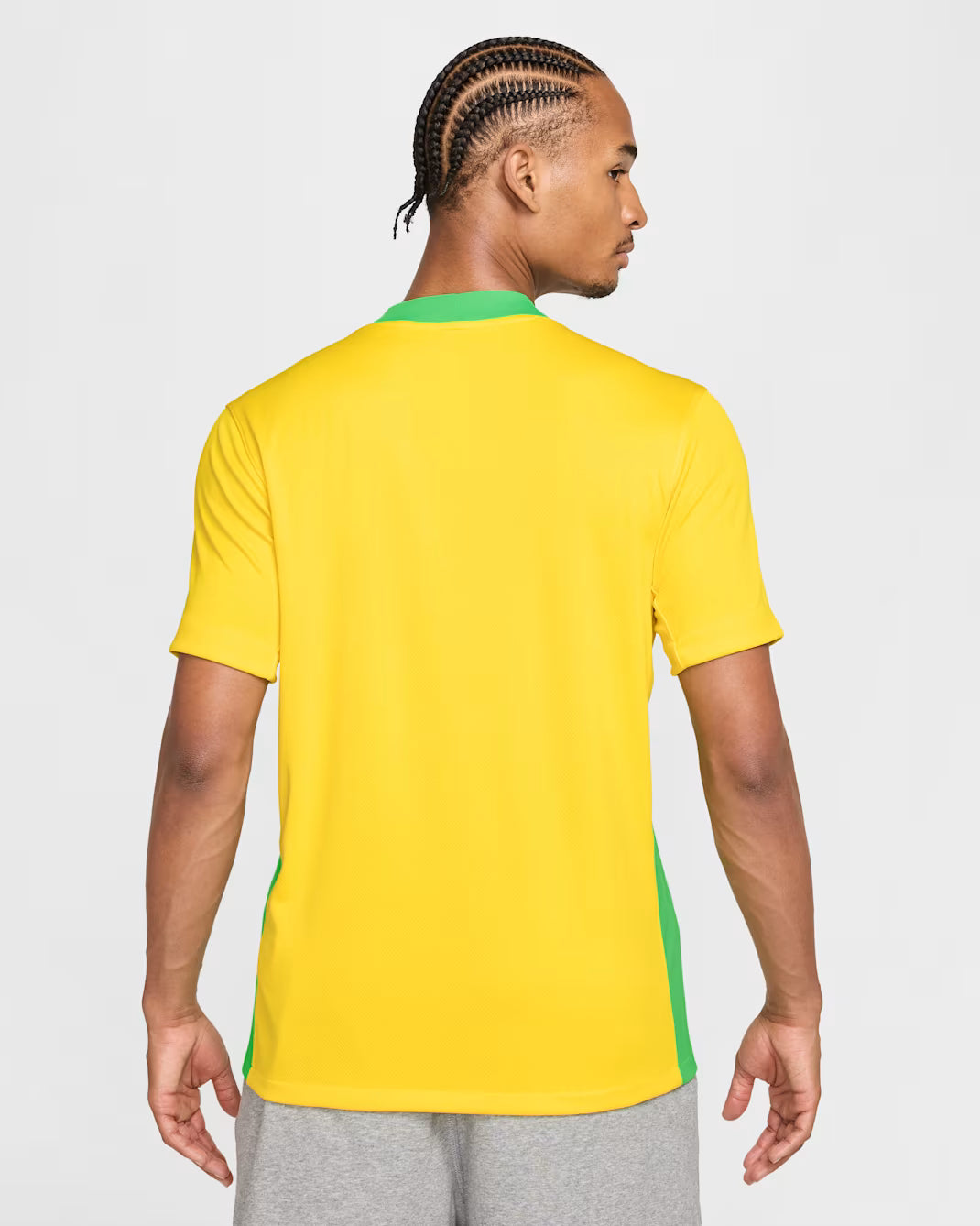 Brazil 2025 Stadium Home (Women’s Team)  Men’s Nike Dri-FIT Soccer Replica Jersey